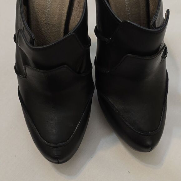 Lisa for Donald Pilner Cristel Black Vachetta Sz 7 - Picture 6 of 7